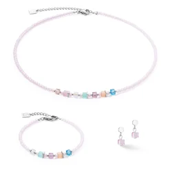 COEUR DE LION Fröhliche Farben-Joyful Colors Ohrringe Rosa Mehrfarbig