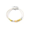 COEUR DE LION Fröhliche Farben-Joyful Colors Wickelarmband Silber Gelb