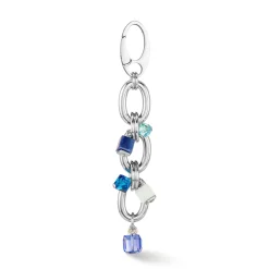 COEUR DE LION Multiwear-Halsketten-Neptuns Schatz-Halskette Silberblau