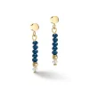 COEUR DE LION Ohrstecker-Ohrringe Little Twinkle Gold-Dunkelblau