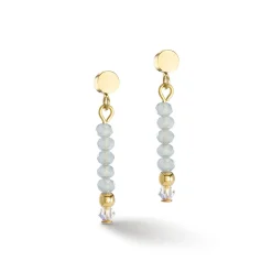 COEUR DE LION Kristallohrringe-Ohrringe Little Twinkle Gold-Eisblau
