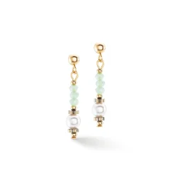 COEUR DE LION Ohrstecker-Ohrringe Little Twinkle Pearl Mix Hellgrün