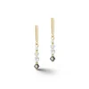 COEUR DE LION Ohrstecker-Princess Pearls Ohrringe in Grau-Kristall