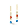 COEUR DE LION Edelsteinohrringe-Princess Shape Mix Ohrringe Dopamin
