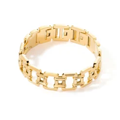 COEUR DE LION Edelstahlarmbänder-Schmuckarmband Edelstahl Gold