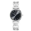 COEUR DE LION Uhren-Sehen Sie sich Round Sparkling Mysterious Black Statement Silver an