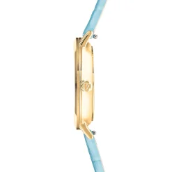 COEUR DE LION Uhren-Uhr Round Pastel Lovers Gold Armband Leder Blau