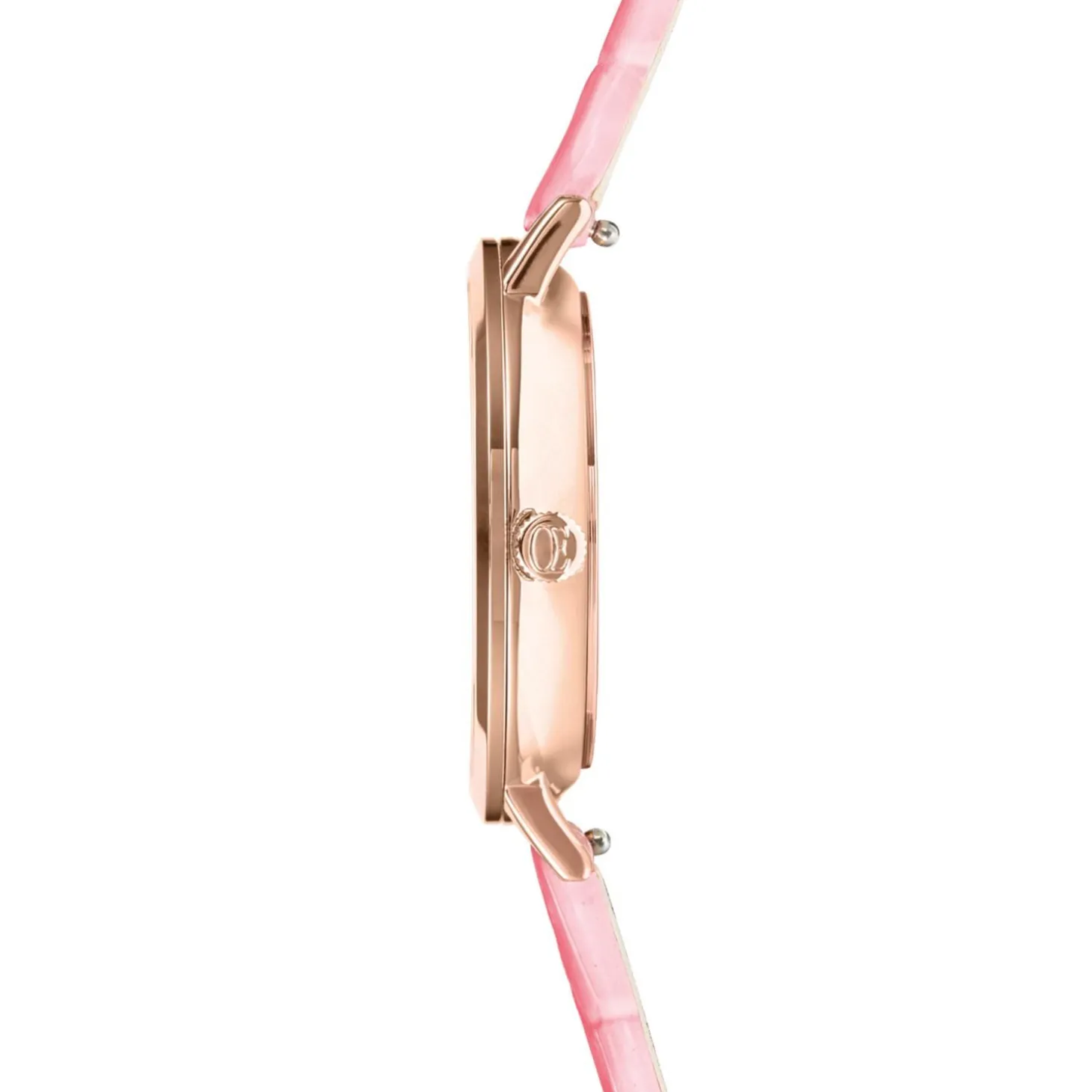 COEUR DE LION Uhren-Uhr Round Pastel Lovers Roségold Armband Leder Rosa