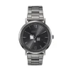 COEUR DE LION Uhren-Uhr Round Statement Unisex Anthrazit Sunray Edelstahl Light Gun Metal