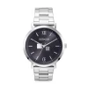 COEUR DE LION Unisex Edition-Uhr Round Statement Unisex Sunray Midnight Blue Edelstahl Frosted Silver