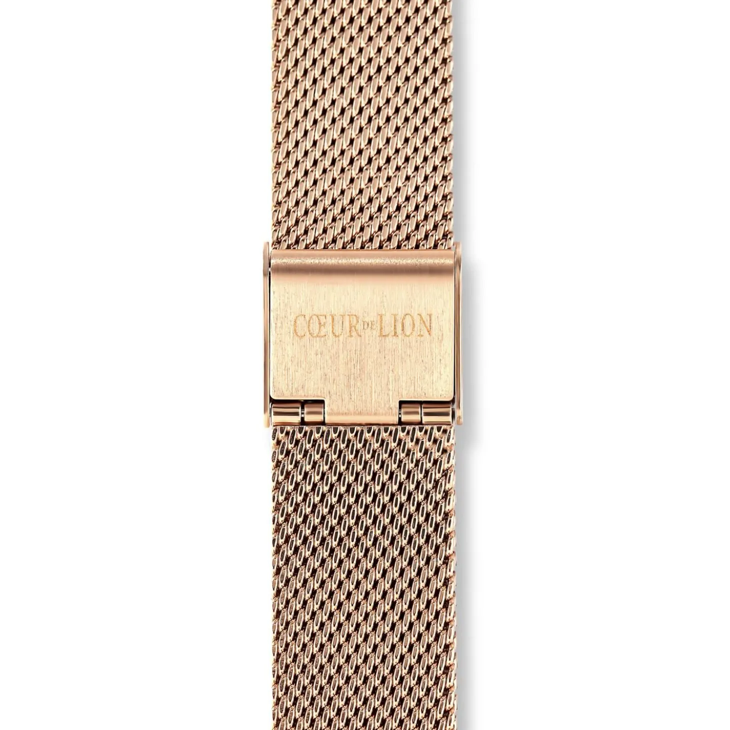 COEUR DE LION Uhren-Uhr Rund Mokka Matt Milanaise Edelstahl Roségold