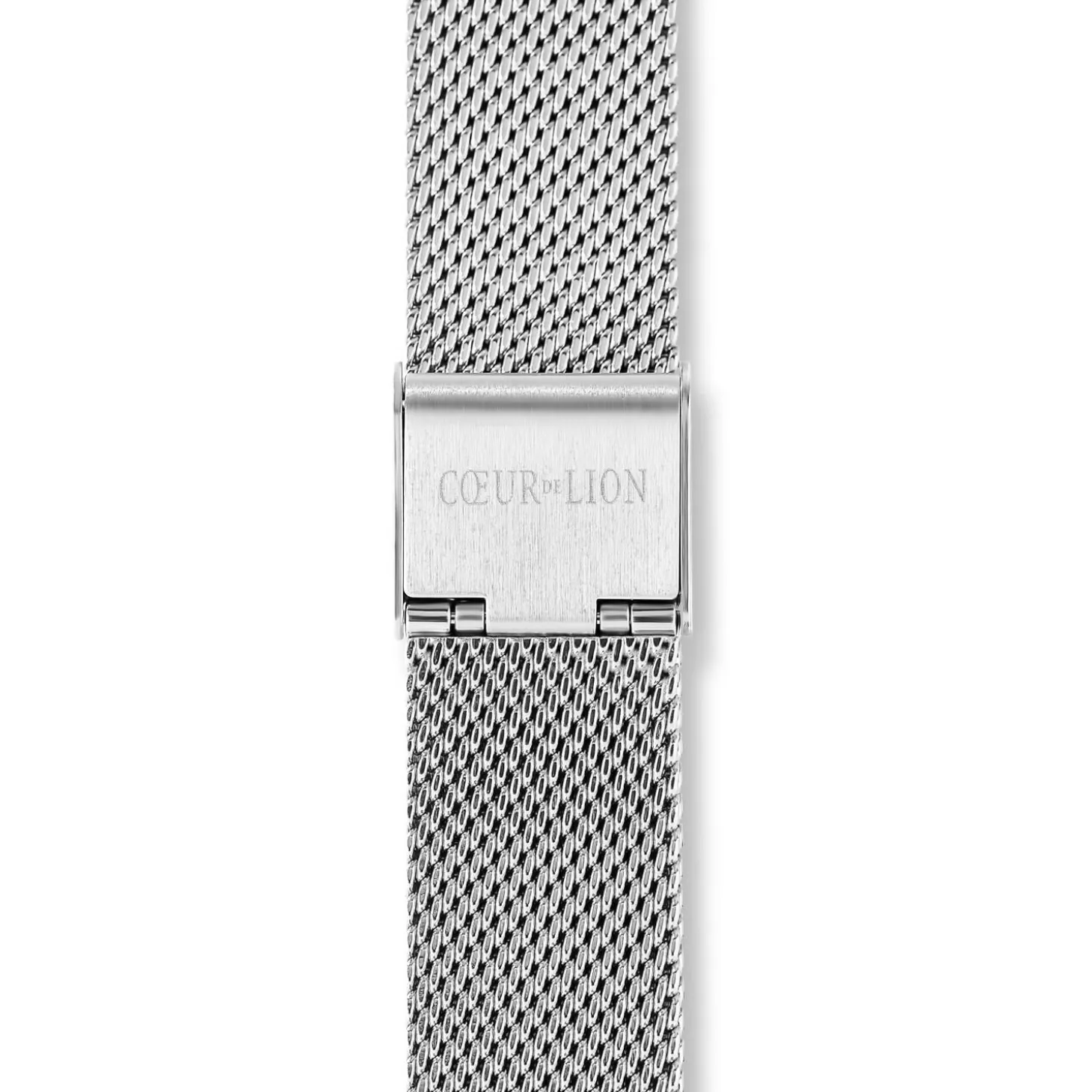 COEUR DE LION Uhren-Uhr Rund Silber Sunray Milanaise Edelstahl