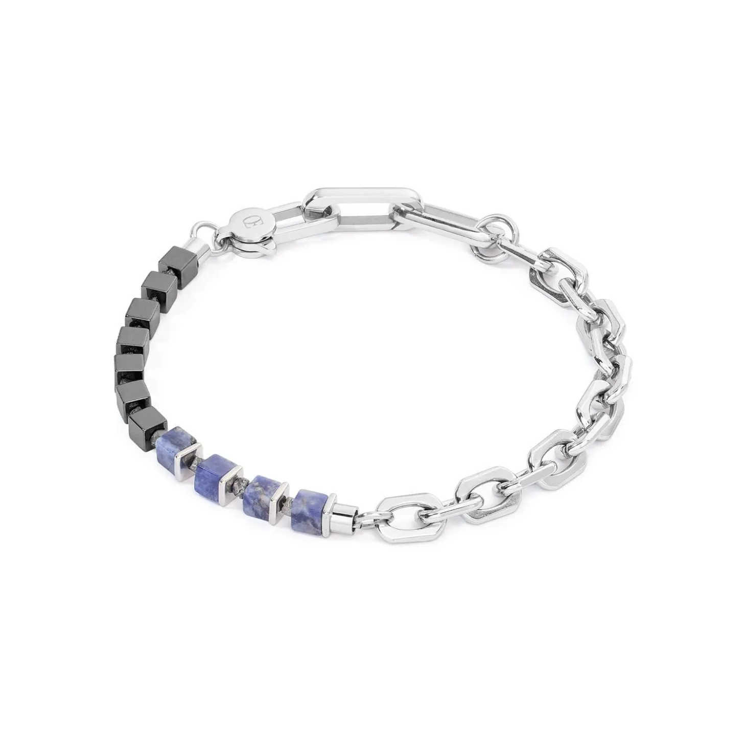 COEUR DE LION Aber-Unisex-Armband Fusion Link Chain Blau