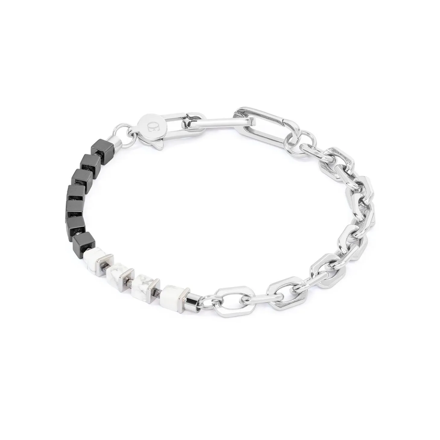 COEUR DE LION Aber-Unisex-Armband Fusion Link Chain Weiß