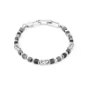 COEUR DE LION Unisex Edition-Unisex-Armband Würfel & Kette Schwarz