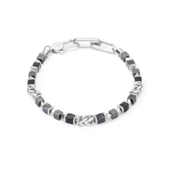 COEUR DE LION Unisex Edition-Unisex-Armband Würfel & Kette Schwarz