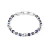 COEUR DE LION Unisex-Armbänder-Unisex-Armband Würfel & Kette Blau